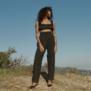 Doen Louvre Pant Black NWT